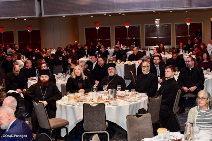 Встреча Патриарха Варфоломея с духовенством Греческой Православной Архиепископии Америки