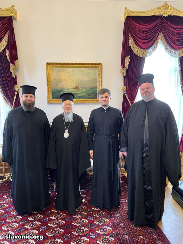 His All-Holiness Patriarch Bartholomew meets with the Vicar of the Slavic Orthodox Vicariate