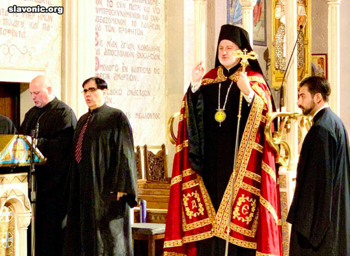 Представители Славянского Викариатства поздравили архиепископа Елпидофора с днем небесного покровителя