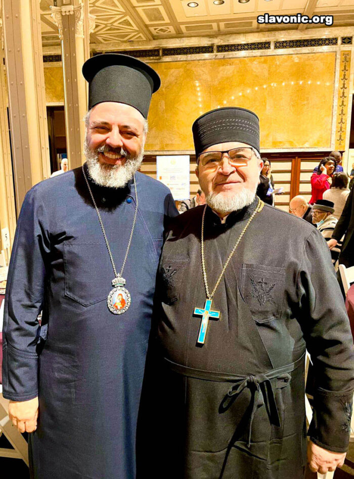Єпископ Назіанзький Афінагор і протоієрей Олександр Беля