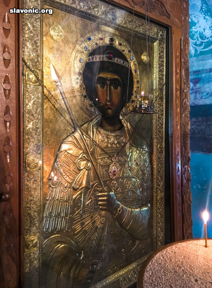 Икона святого Георгия в Сионском соборе