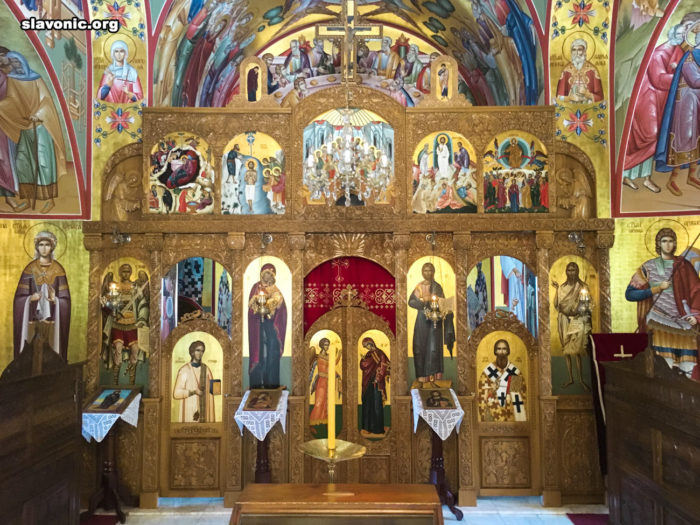 Посещение монастыря Раковица XIV века в пригороде Белграда