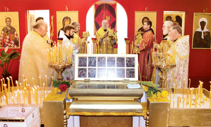 2020. Архиепископ Елпидофор освятил центральный купол Майамского собора
