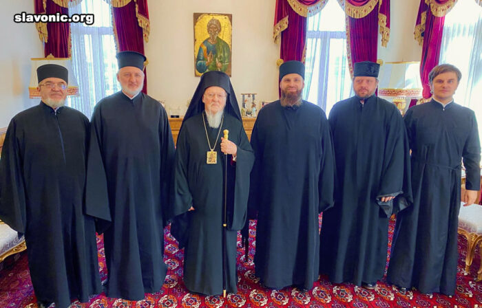 Святейший Патриарх Варфоломей впервые встретился с духовенством Славянского Викариатства