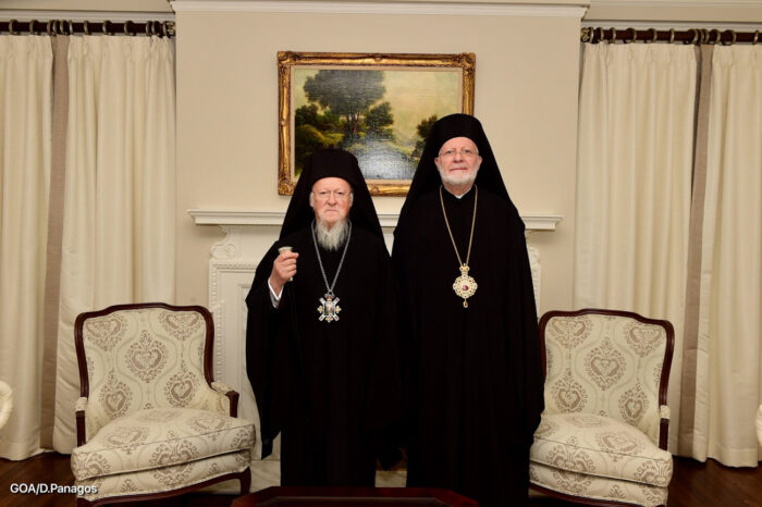 Встреча Патриарха Варфоломея с главой Антиохийской Архиепископией митрополитом Иосифом