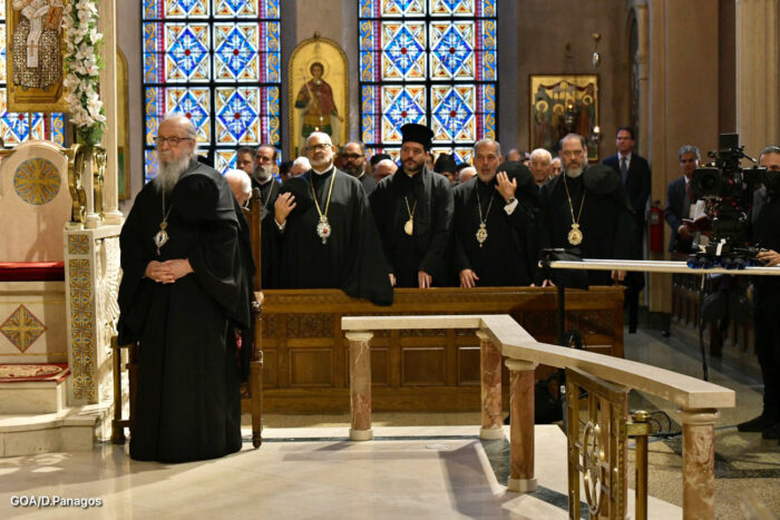 Патріарх Варфоломій відправив Божественну літургію в Троїцькому соборі Грецької Архієпископії в Нью-Йорку