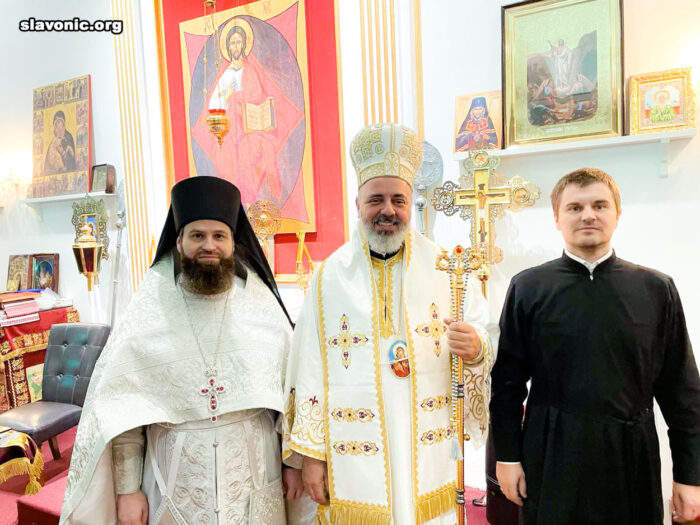 Bishop Athenagoras of Nazianzos, Archimandrite Alexander Belya and Ivan Belya