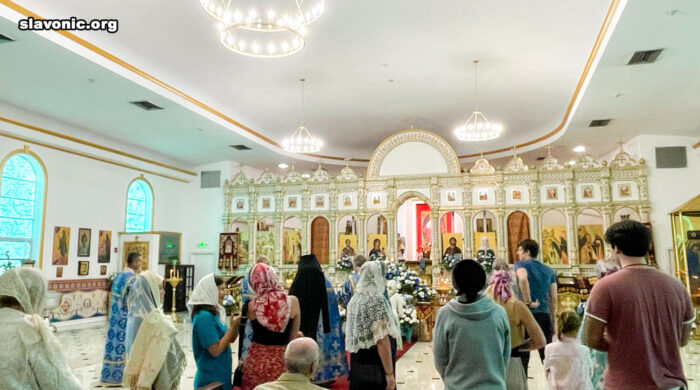Вікарій очолив службу свята Успіння Богородиці у Маямському соборі