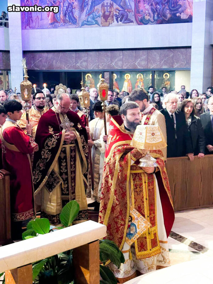 Клірики Слов'янського Вікаріатства привітали архієпископа Елпідофора з днем небесного покровителя