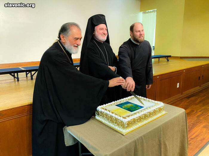 Clergy of Slavic Vicariate Congratulate Archbishop Elpidophoros on his Nameday