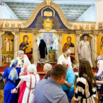БРУКЛИН. В день малого храмового праздника в Иоанно-Предтеченском соборе совершено богослужение архиерейским чином