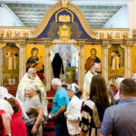 БРУКЛИН. В день малого храмового праздника в Иоанно-Предтеченском соборе совершено богослужение архиерейским чином