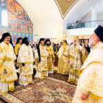 Викарий поздравил архиепископа Елпидофора с днем небесного покровителя