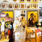 РЭД-БЭНК. В Свято-Николаевском храме совершено архиерейское богослужение в честь 75-летия основания прихода