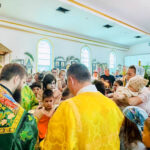 Викарий Славянского Викариатства совершил богослужения праздника Входа Господня в Иерусалим